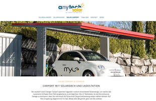 Website für Anytech Solar 2020